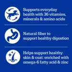 Adult Small Dog Dry Dog Food, Grilled Steak and Vegetable Flavor, 3.5 lb. Bag - Image 6