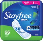 Maxi Pads for Women, Super - 66 Count