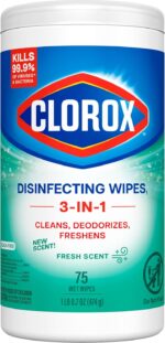 Disinfecting Wipes, Bleach Free Cleaning Wipes, Fresh Scent, 75 Count - Image 2