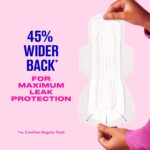 Ultra Thin Pads for Women, Overnight with Wings | Feminine Care & Postpartum Protection | 40ct - Image 7