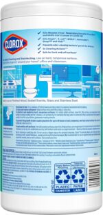 Disinfecting Wipes, Bleach Free Cleaning Wipes, Fresh Scent, 75 Count - Image 9