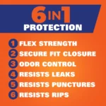 Ultra Strong Tall Kitchen Trash Bags, Citrus Twist Scent, 13 Gallon, 110 Count - Image 3