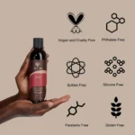 Clarifying Shampoo for Build Up Removal and Oily Scalp Gentle Cleanse 8 fl.oz. with Coconut, Amla & Tangerine - Image 4