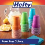 Party On Disposable Plastic Cups, Assorted, 16 Ounce, 100 Count - Image 7