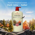 Cleansing Body Wash for Men, 24/7 Shower Fresh with Lasting Scent, Exfoliate & Moisture, Gentle on Skin, Vitamin B3, Volcano with Dark Cedar + Amber Scent, 30 oz - Image 7